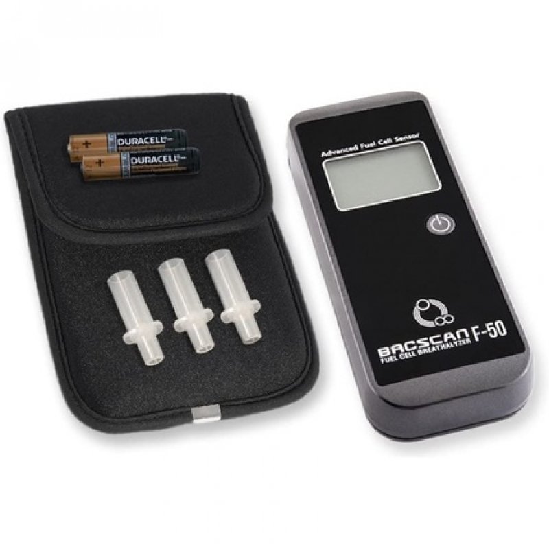 BACscan F-50 Alcohol Tester Promille Breathalyzer LCD