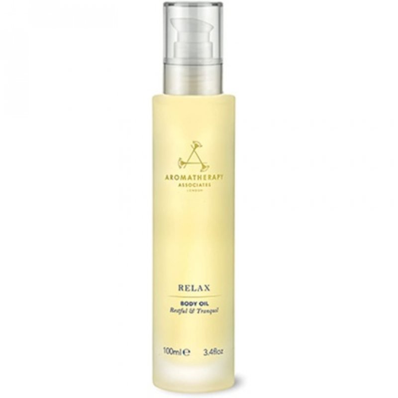 Aromatherapy Associates Relax Body Oil 100ml with Vetiver, Chamomile, and Ylang Ylang Essential Oils