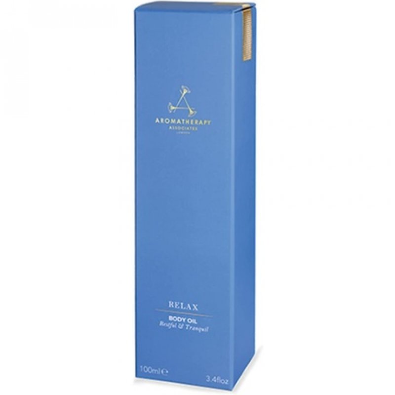 Aromatherapy Associates Relax Body Oil 100ml with Vetiver, Chamomile, and Ylang Ylang Essential Oils