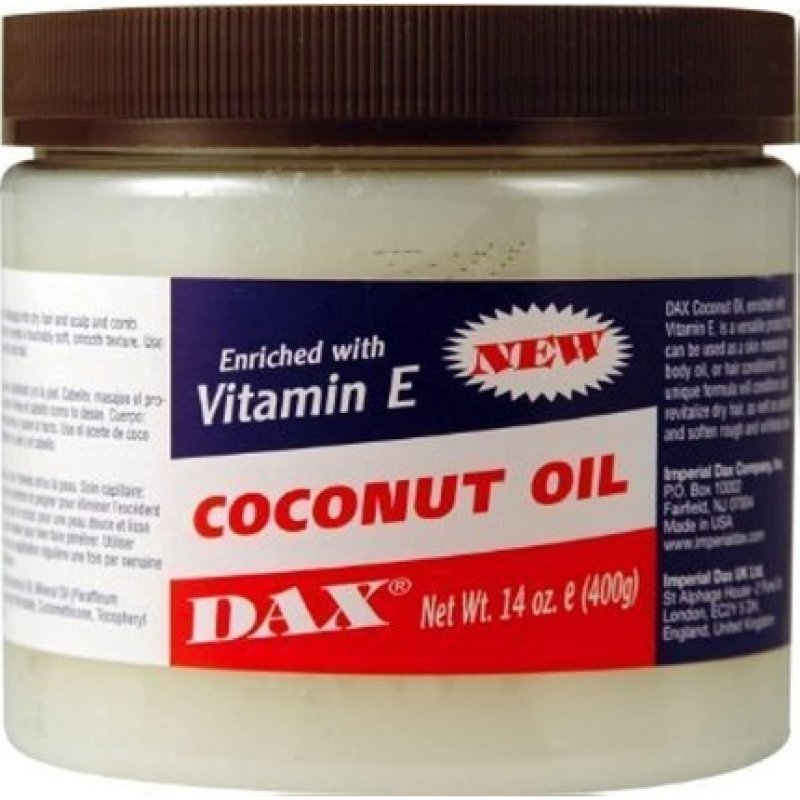 Dax Coconut Oil Enriched with Vitamin E 14oz 397g