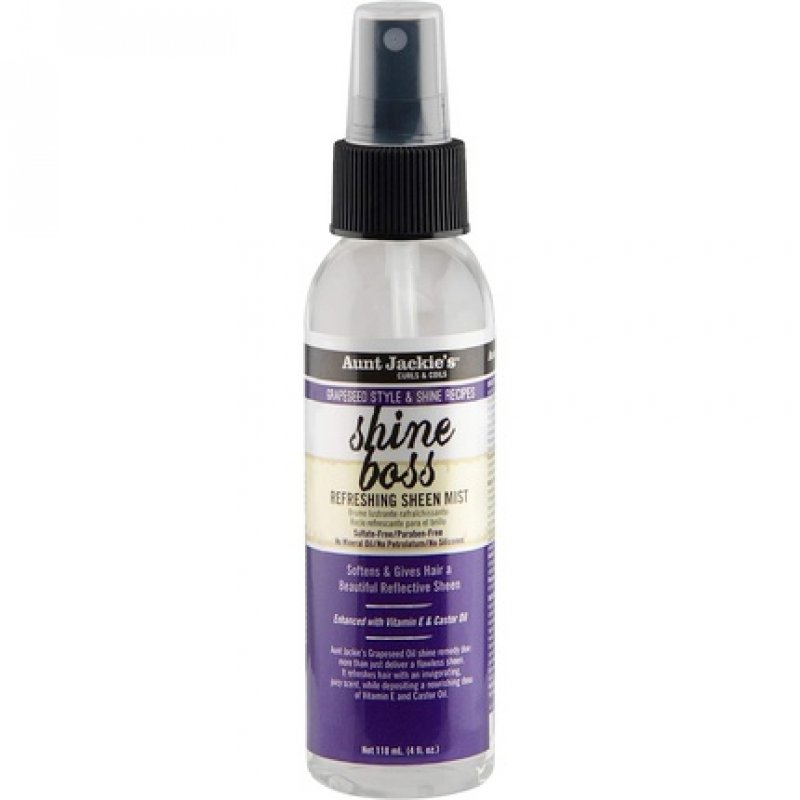 Aunt Jackie's Grapeseed Shine Boss Refreshing Sheen Mist 4oz