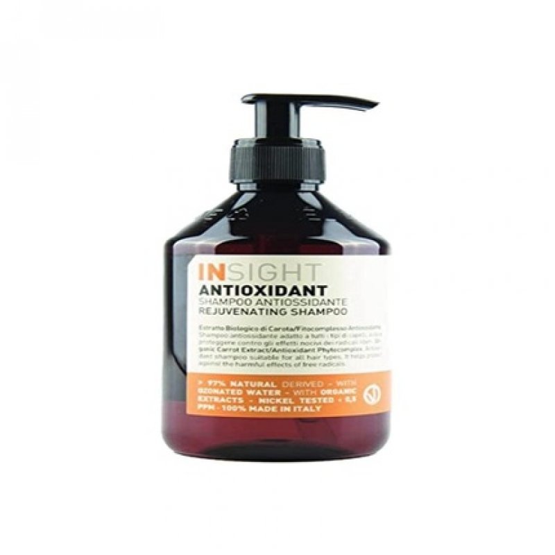 Insight Clean Beauty Moisturizing Antioxidant Rejuvenating Hydrating Shampoo Vegan 13.5 fl oz