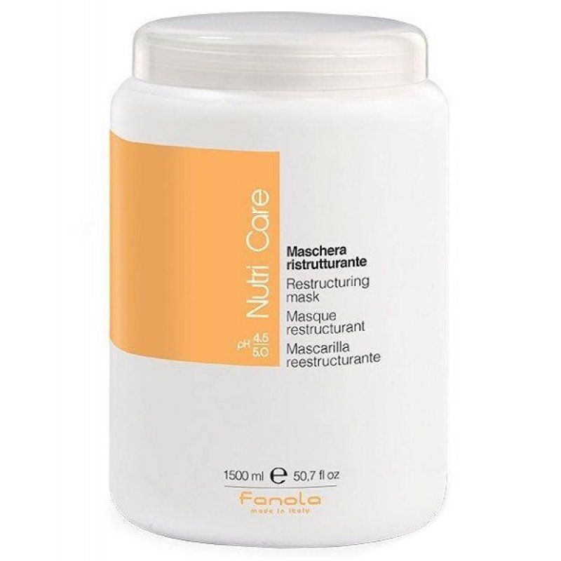 Fanola Nutri Care Restructuring 1500ml masque pour cheveux Unisexe