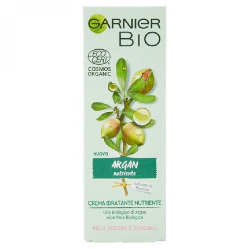 Garnier Bio Argan Face Cream for Natural Face Moisturizing and Nourishing Argan Formula for Dry or Sensitive Skin 50ml