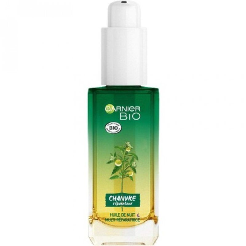 Garnier Organic Multi-Repairing Night Oil for Face with Nourishing Hemp & Vitamin E 30ml