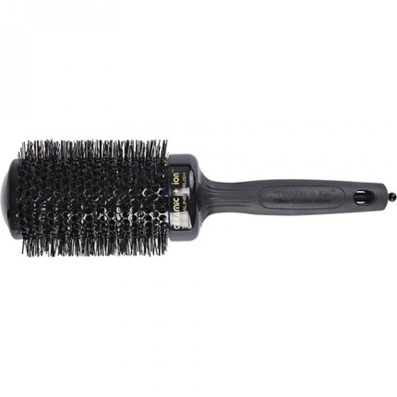 Olivia Garden Ceramic Plus Ion Brush Black Number 55/75 Ø55mm