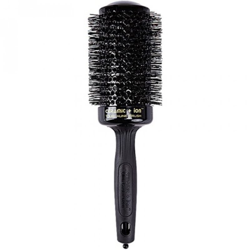 Olivia Garden Ceramic Plus Ion Brush Black Number 55/75 Ø55mm