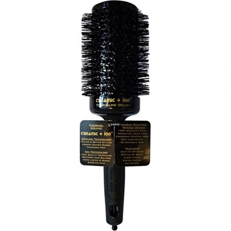 Olivia Garden Ceramic Plus Ion Brush Black Number 55/75 Ø55mm