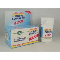 ESI Multicomplex Adult Supplement 30 Tablets Vitamins A C E Minerals