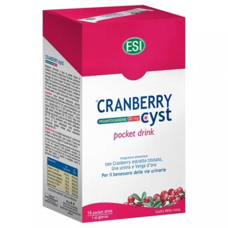 Esi Cranberry Cyst Pocket Drink 16 Sachets