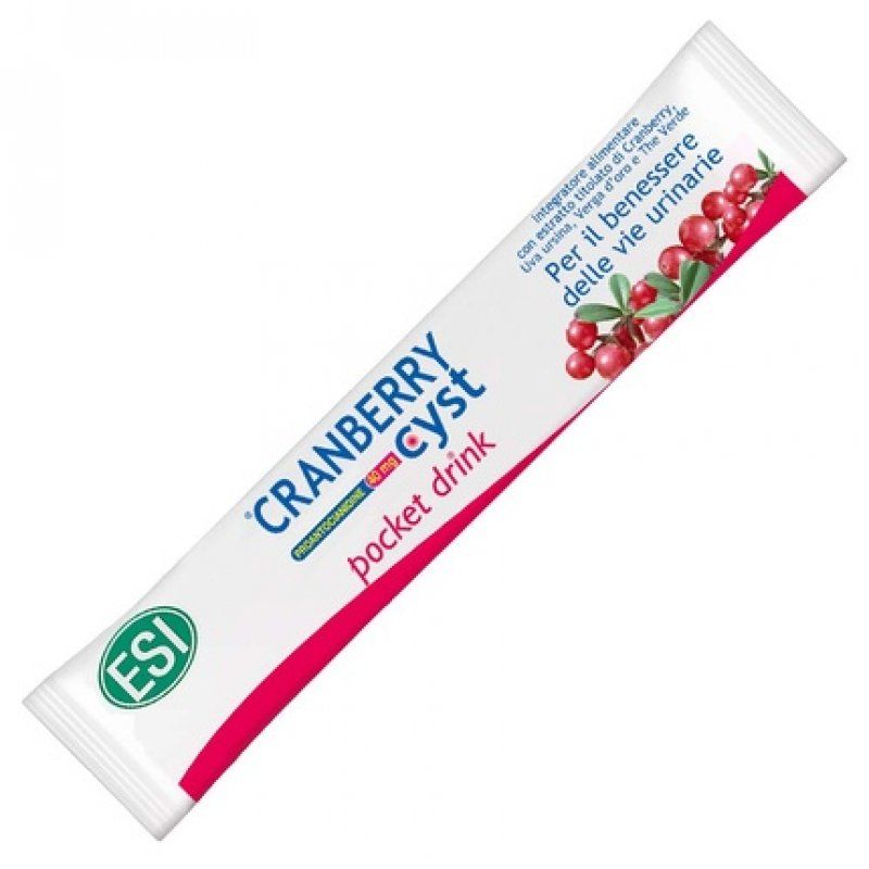 Esi Cranberry Cyst Pocket Drink 16 Sachets