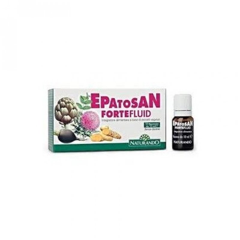 Naturando Epatosan Forte Liquid Dietary Supplement 10 Ampoules