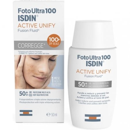 ISDIN Fotoultra Active Unify Fusion Fluid SPF100 Face 50ml