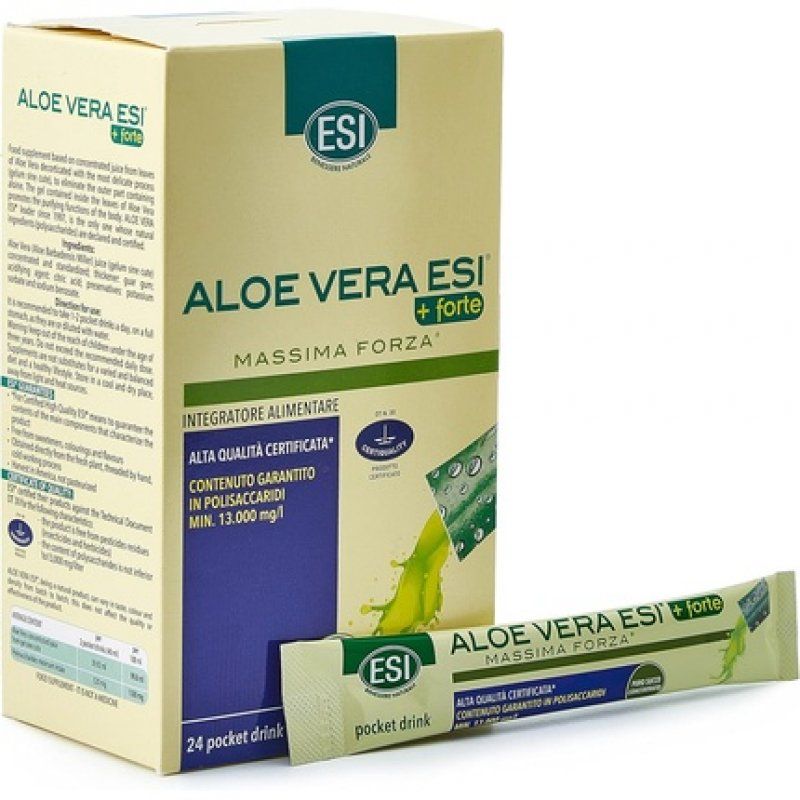 ESI Aloe Vera Concentrated Strong Aloe Vera Juice 24 Pocket Drink