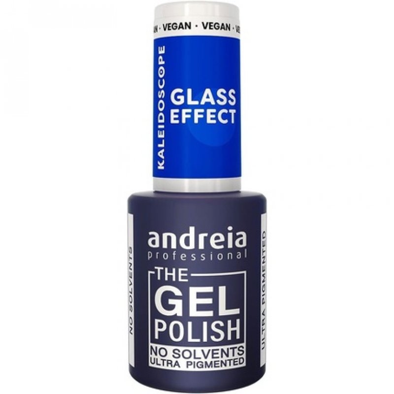 Andreia Professional Semi-Permanent Nail Gel Polish Kaleidoscope Glass Effect Collection Colour KL3 Glass Effect