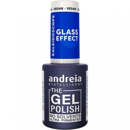 Andreia Professional Semi-Permanent Nail Gel Polish Kaleidoscope Glass Effect Collection Colour KL3 Glass Effect