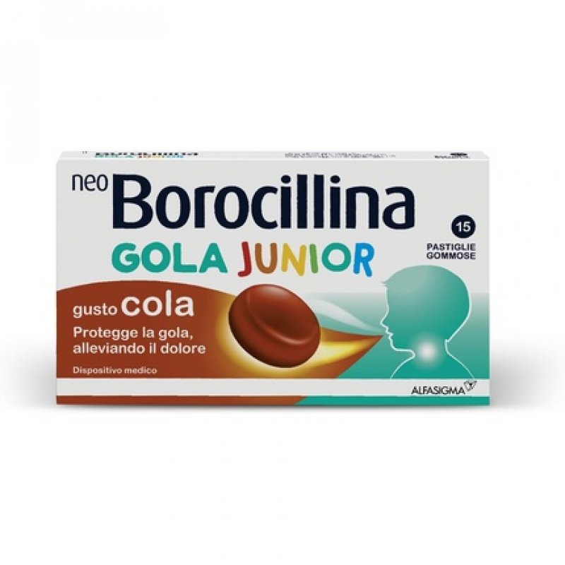 NeoBorozylline Gola Junior Gusto Cola 15 Gummy Pastilles