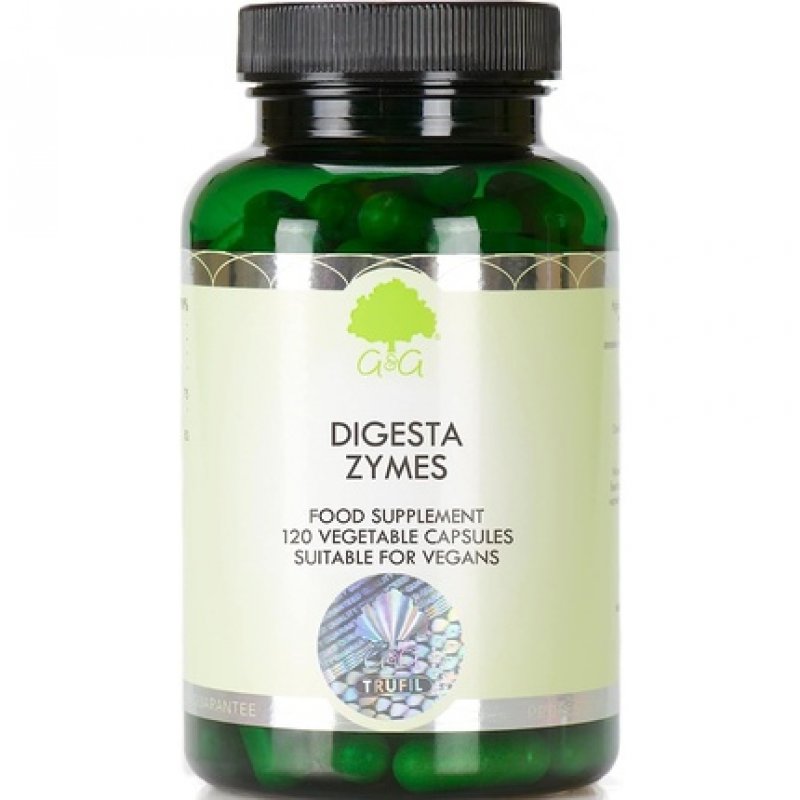 G&G Vitamins Digesta Zymes 120 Veg Capsules 74g
