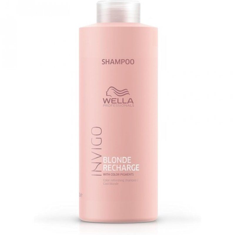 WELLA Professionals Invigo Blonde Recharge Colour Refreshing Shampoo Cool Blonde 1000ml