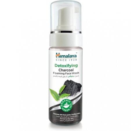 Himalaya Detoxifying Charcoal Foaming Face Wash Cleanses Dirt and Purifies Skin 150ml