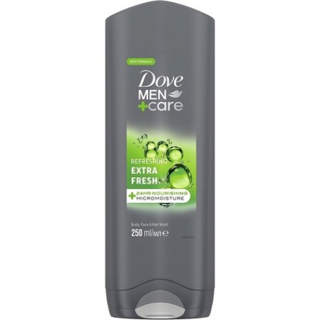 Dove Men Care Refreshing Extra Fresh 3-In-1 Hair, Body and Face Wash for Men 250ml