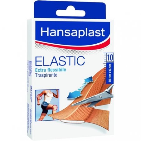 Hansaplast Elastic 10PZ 10 x 6 cm