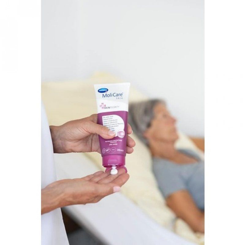 MoliCare Skin Zinc Oxide Cream Anti-Inflammatory Protection for Skin Stressed by Incontinence 200ml