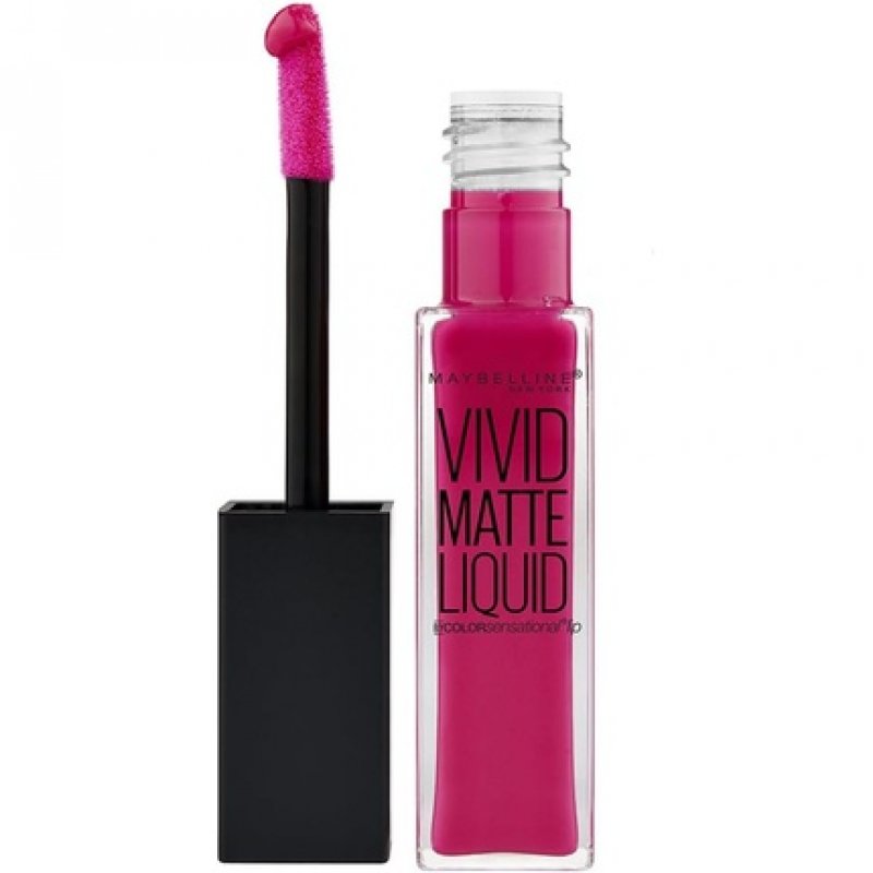 Maybelline Vivid Matte Liquid Lip Gloss 30 Fuchsia Ecstasy 10ml