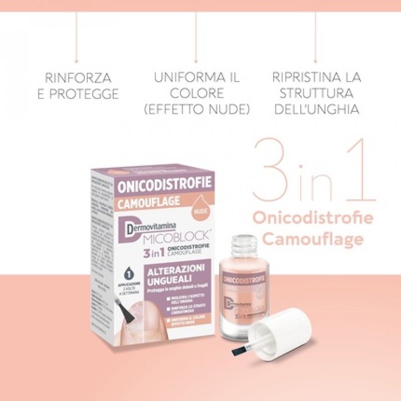 Dermovitamina Micoblock 3 in 1 Onychodystrophy Camouflage 8ml