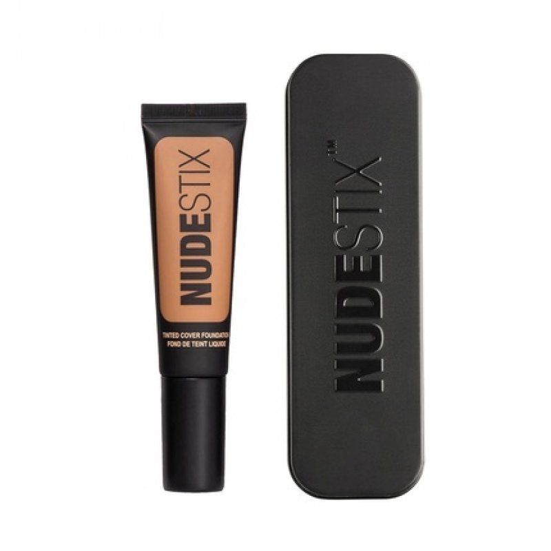 Nudestix Tinted Cover Liquid Foundation Buildable Coverage for Even Skin Tone Shade Nude 8 0.84 fl oz