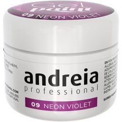 Andreia Professional Nail Art Design Gel Paint Pots 4g 09 Neon Violet
