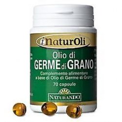 Naturando Wheat Germ Oil Dietary Supplement 70 Capsules
