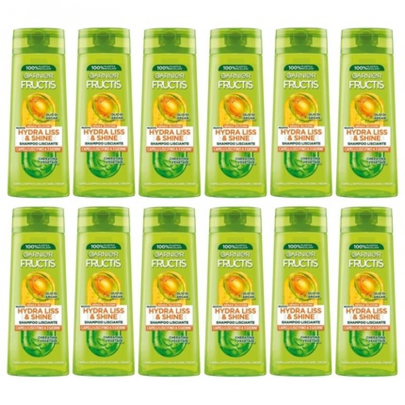 Garnier Fructis Shampoo Hydra Liss & Shine 250ml