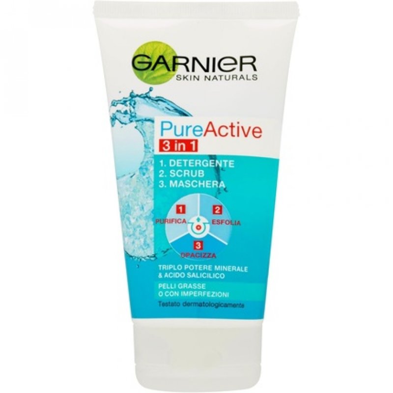 Garnier Skinactive Facial Scrub 3in1 150ml