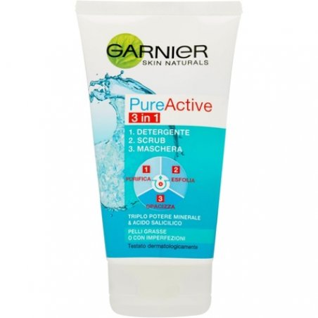 Garnier Skinactive Facial Scrub 3in1 150ml