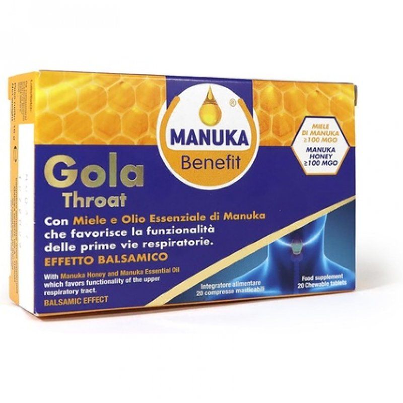 Manuka Benefit Gola Throat 20 Tablets