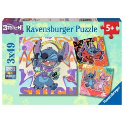 Ravensburger - Puzzle Disney Stitch 3x49p