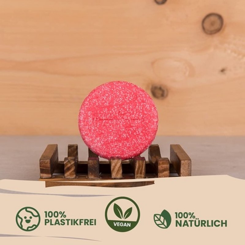 HappySoaps You're One in a Melon 70g Solid Shampoo Bar Vegan 100% Plastic-Free Handmade in EU for a Better Environment