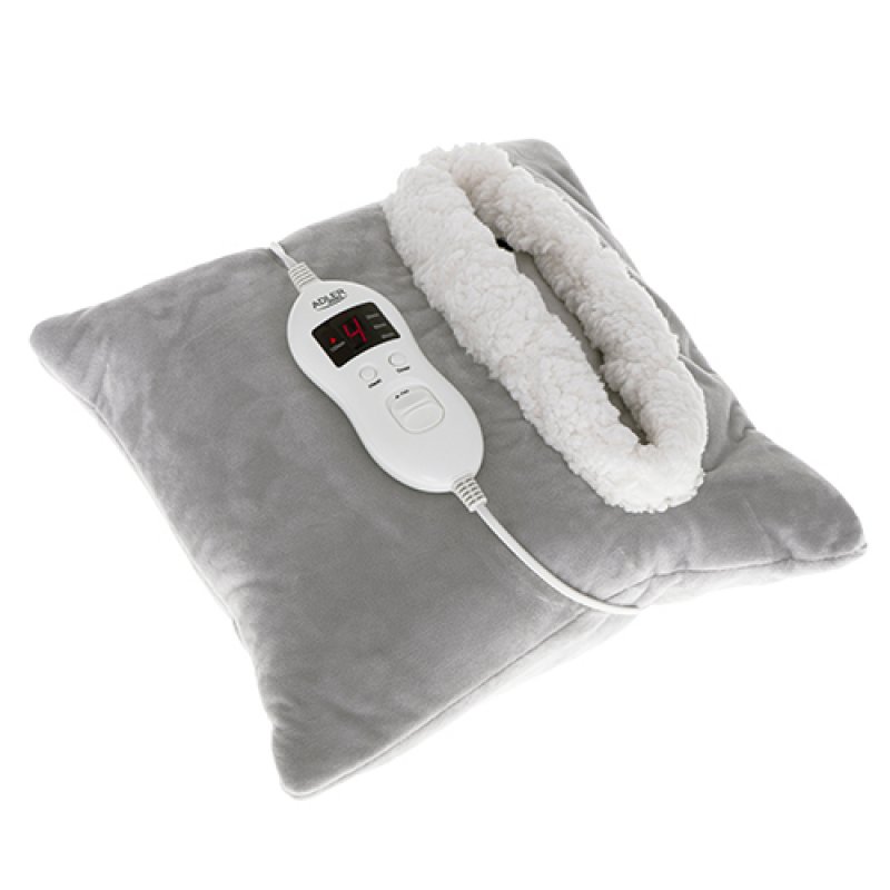 ADLER AD 7412 Electric Heating Pad for Back, Neck, Shoulder, Lumbar, 8 Temperature Settings, Timer, Washable, Electric