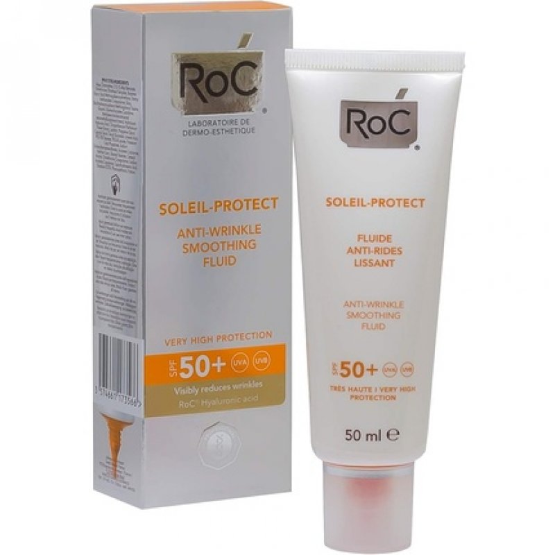 RoC Soleil-protect Anti-wrinkle Smoothing Fluid SPF 50 Face 50ml