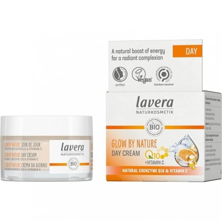 lavera GLOW BY NATURE Day Cream with Q10 and Vitamin C 50ml - PETA Certified