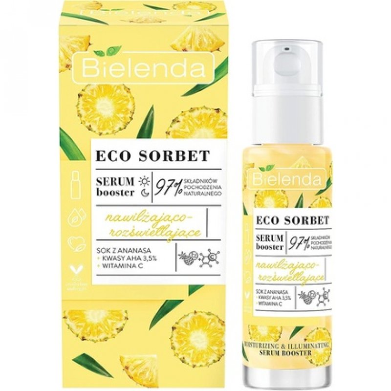ECO SORBET Pineapple Booster Serum Moisturizing and Brightening 30ml