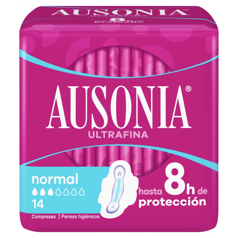 Ausonia Sanitary Towels Normal Wings
