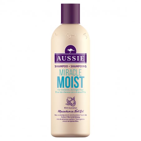 Aussie Miracle Moist Hydrate Miracle Shampoing 300ml