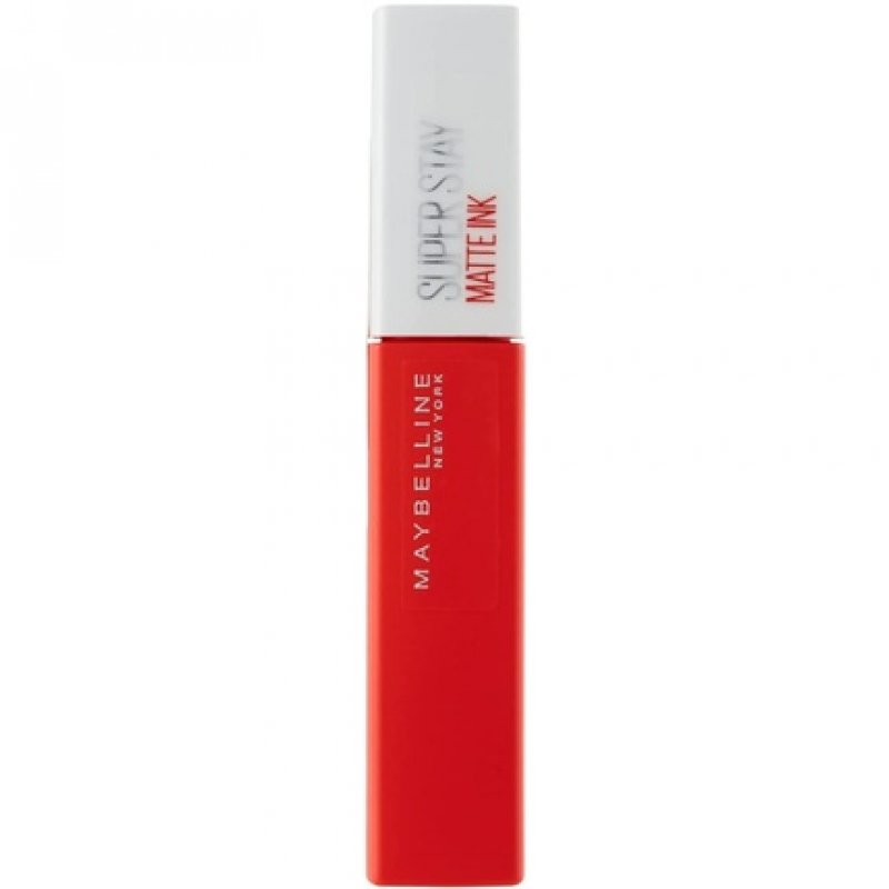 Maybelline Superstay Matte Ink Longlasting Liquid Orange Red Lipstick 12 Hour Wear Non Drying 25 Heroine