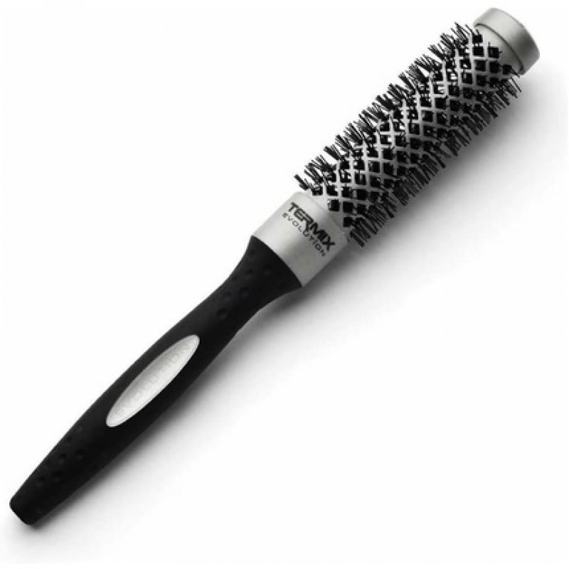 Termix Evolution Basic Hairbrush for Normal Hair with Ionized Bristles - Gray/Black