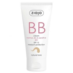 BB Cream for Normal, Dry, and Sensitive Skin with SPF15 Natural Tone 50ml