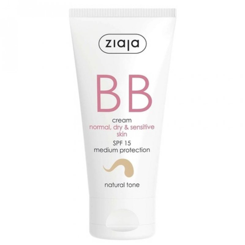 BB Cream for Normal, Dry, and Sensitive Skin with SPF15 Natural Tone 50ml