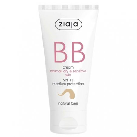BB Cream for Normal, Dry, and Sensitive Skin with SPF15 Natural Tone 50ml