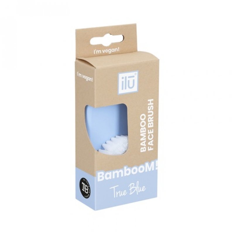 ilu Bamboom! True Blue Facial Cleansing Brush